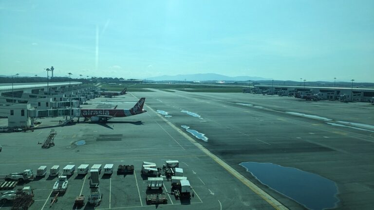 Apron and gates KLIA Terminal 2 Kuala Lumpur International Airport Malaysia